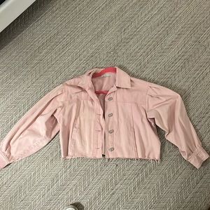 Kendall Lane pink denim jacket
